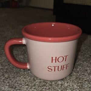 Pink and Red Ceramic Mug